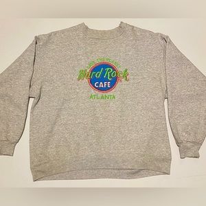 Vintage Hard Rock Cafe Save The Planet Atlanta 90s Crewneck